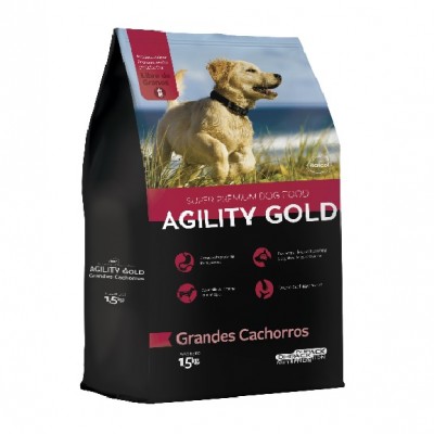 Comida Para Perro Agility Gold Grandes Cachorros 